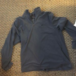 Nautical fleece pullover